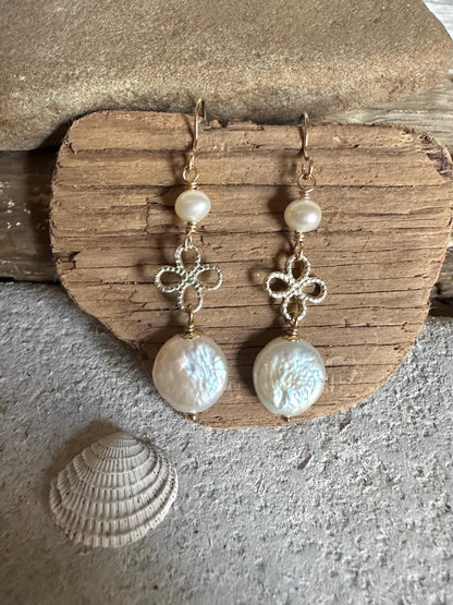 Freshwater Pearl Dangle Earrings