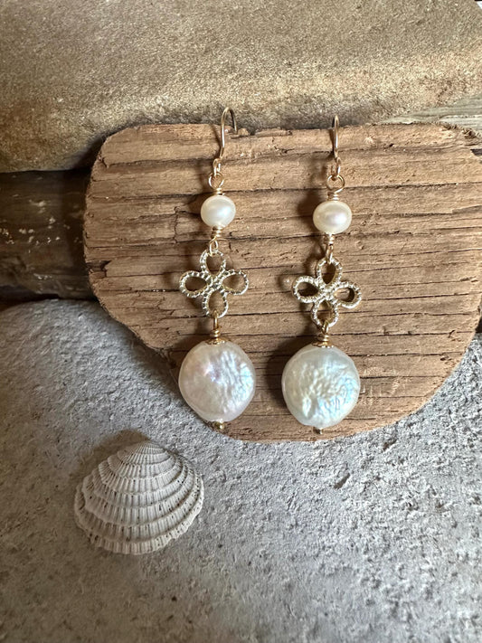 Freshwater Pearl Dangle Earrings